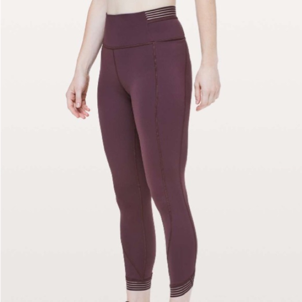 Lululemon Find Focus 7/8 Tight Arctic Plum Size 6